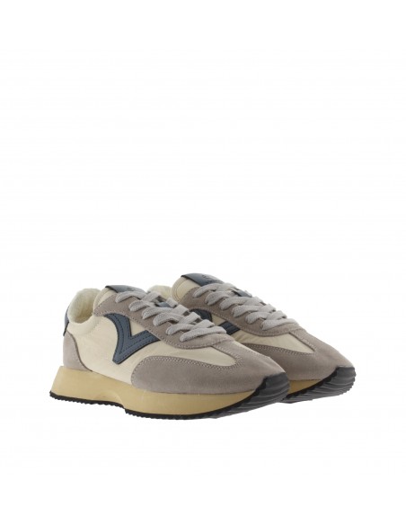 Baskets de Ville Femme - Victoria - Running Blanc Bleu -1134103-34