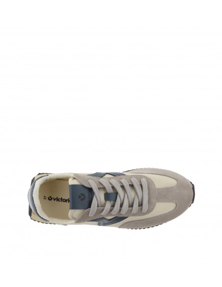 Baskets de Ville Femme - Victoria - Running Blanc Bleu -1134103-34