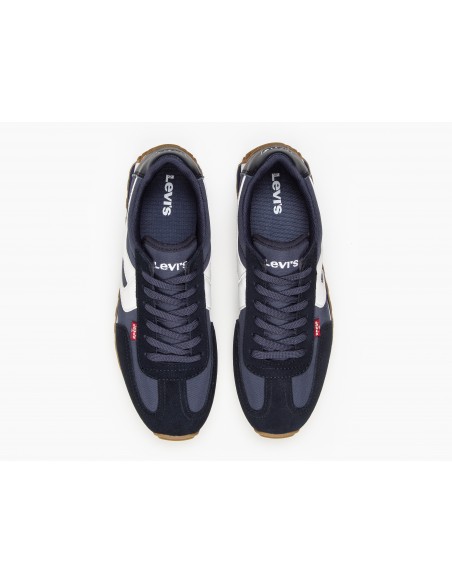 Levi's  Baskets De Ville Homme Stryder red tab blue