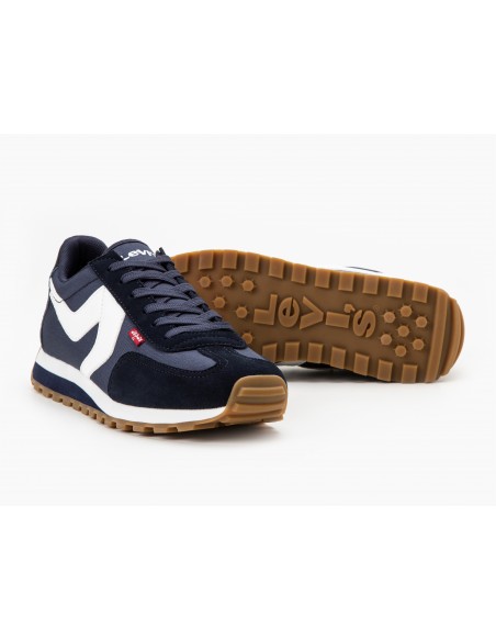 Levi's  Baskets De Ville Homme Stryder red tab blue