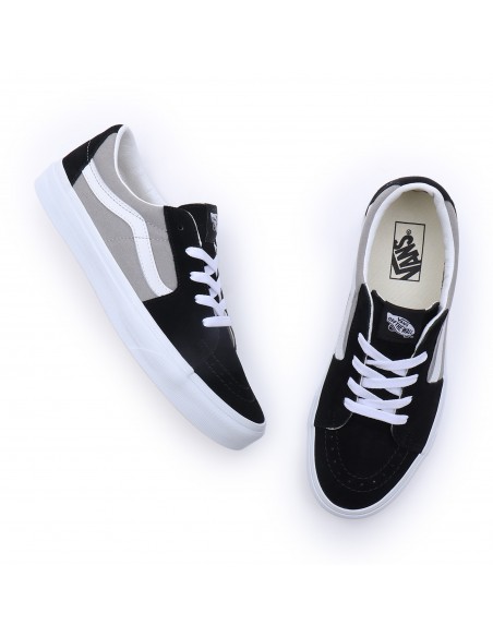 Sneakers homme - VANS - Ua Sk8-Low Blk/Grey -  VN0009QR2B6
