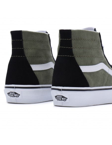 Sneakers Homme - VANS - SH8-Hi Tapered Black Kaki - VN0009QPGRN