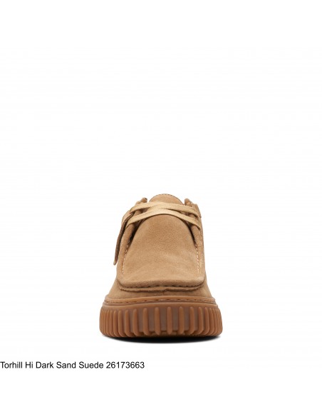Derbies Homme - CLARKS - Torhill Hi Dark Sand Suede -  26173663