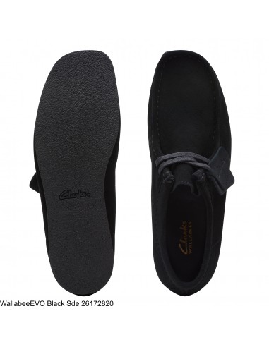 Derbies femme - Clarks - Wallabee Evo Dark Sand Suede - 26174746