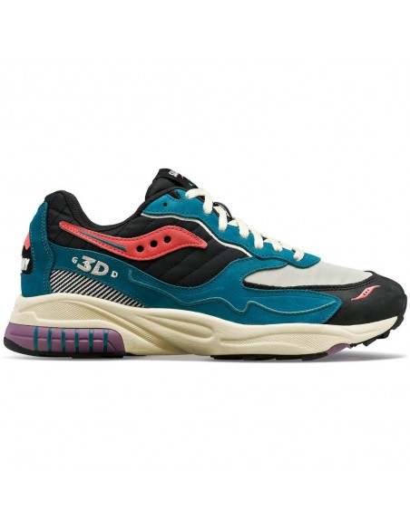 Sneakers homme - Saucony 3d grid hurricane midnight swimming
