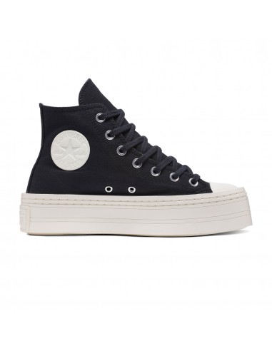 Sneakers Compensées - Converse CTAS Modern Lift Hi Black - A06141C