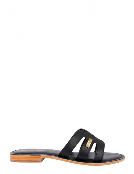 Mules femme Les Tropeziennes par M.Belarbi Damia Noir Cuir