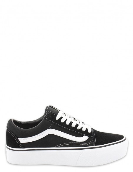 Sneakers compensées femme ua old skool platform noir