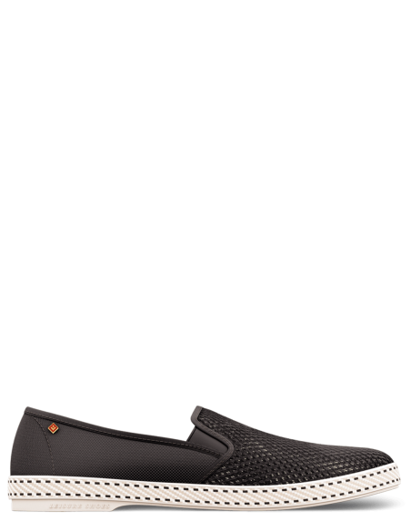 Espadrilles - Riviera classic canvas & mesh noir