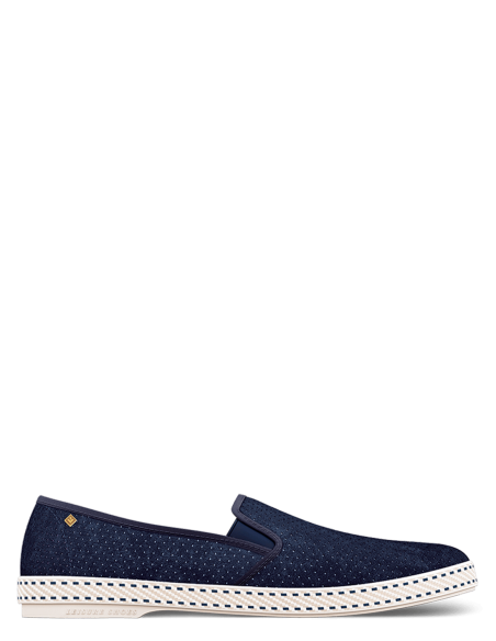 Espadrilles pour Homme - Rviera classic suede marine