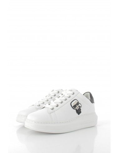 baskets compensées femme kapri karl ikonic lo lace cuir blanc