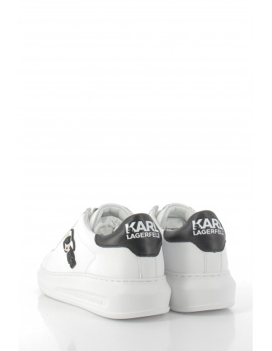 baskets compensées femme kapri karl ikonic lo lace cuir blanc