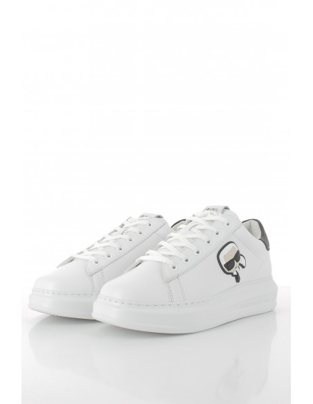 baskets de ville homme kapri mens karl ikonic 3d lace cuir blanc