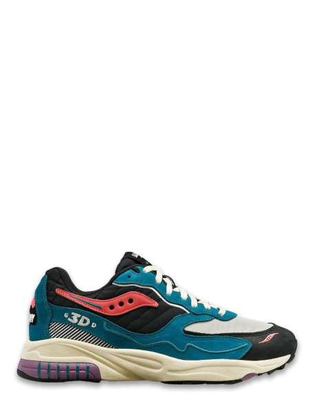 Sneakers homme - Saucony 3d grid hurricane midnight swimming