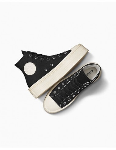 Sneakers Compensées - Converse CTAS Modern Lift Hi Black - A06141C