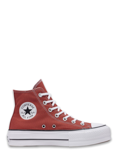 Sneakers Compensées - Converse Ctas Lift hi Ritual Red - A06896C