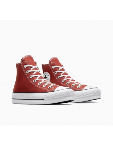 Sneakers Compensées - Converse Ctas Lift hi Ritual Red - A06896C