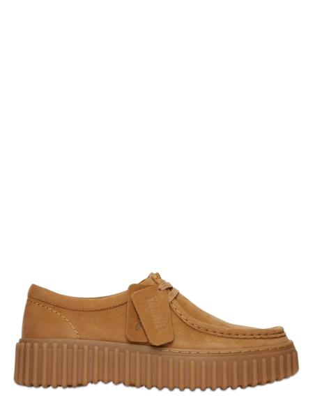 Derby Femme - CLARKS - Torhill Bee Light Tan Nubuck -  26172084