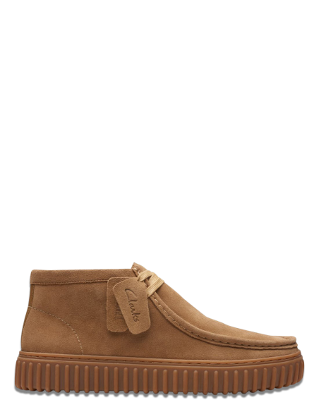 Derbies Homme - CLARKS - Torhill Hi Dark Sand Suede -  26173663