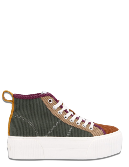 Baskets de ville Femme - NO NAME - Iron Mid Kaki - KNSE-DD04-41