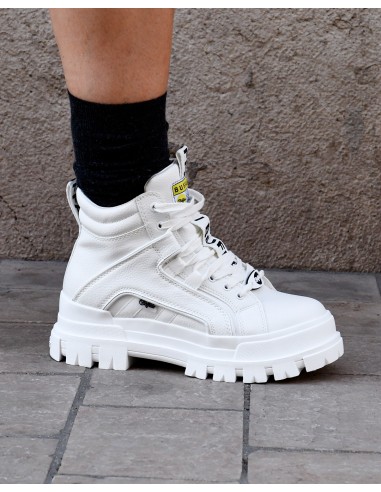 bottines femme aspha nc mid white