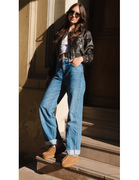 Chausson Femme Ugg Tasman Chestnut Daim - W/5955-CHE