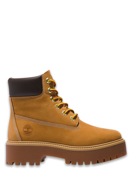 Bottines Femme Stone Street 6 in lace waterproof boot wheat