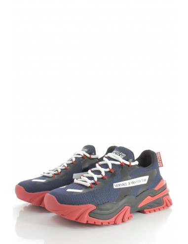 Baskets de Ville Homme Versace New Trail trek noir et rouge