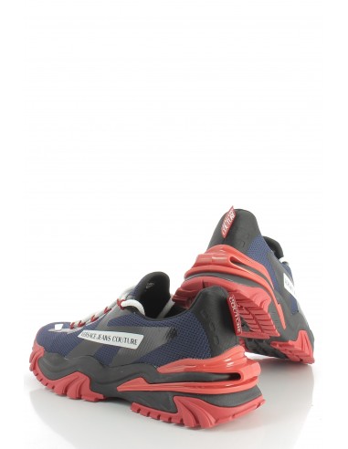 Baskets de Ville Homme Versace New Trail trek noir et rouge