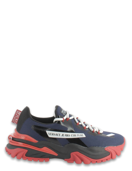 Baskets de Ville Homme Versace New Trail trek noir et rouge