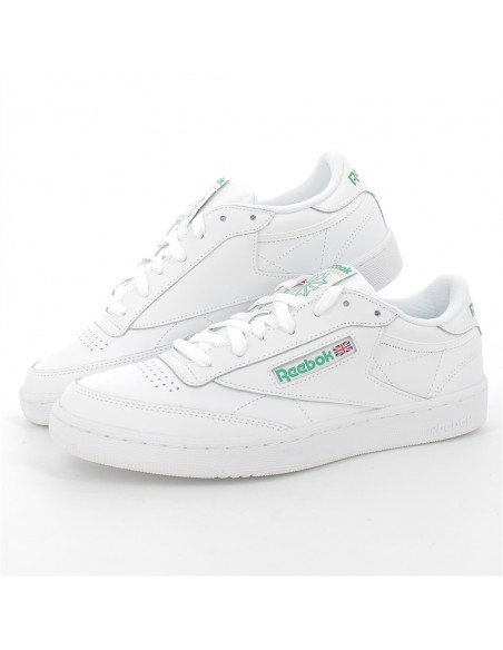 Sneakers Reebok Mixte Club C 85 En Cuir Blanc