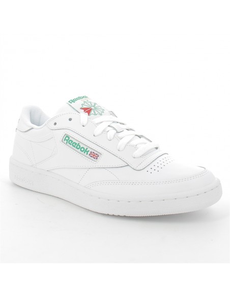 Sneakers Reebok Mixte Club C 85 En Cuir Blanc