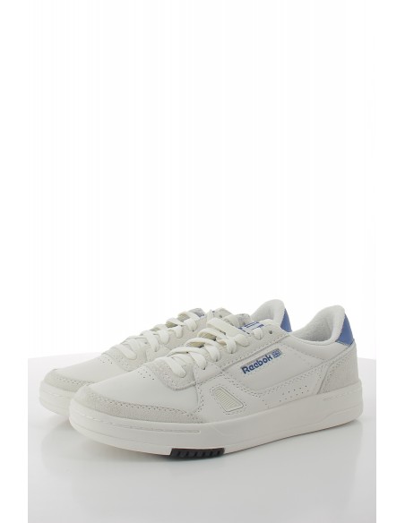 Sneakers Homme Reebok Lt Court Blanc/Bleu En Cuir
