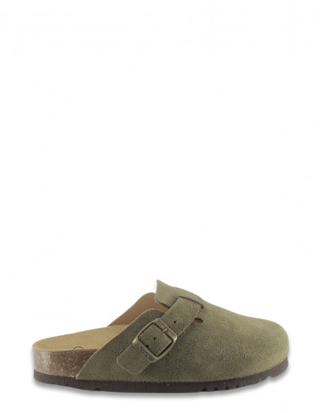 Sabots Femme SCHOLL FAE Daim Kaki