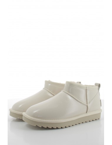 Boots Femme Colors Of California Short Winter In Naplack Beige