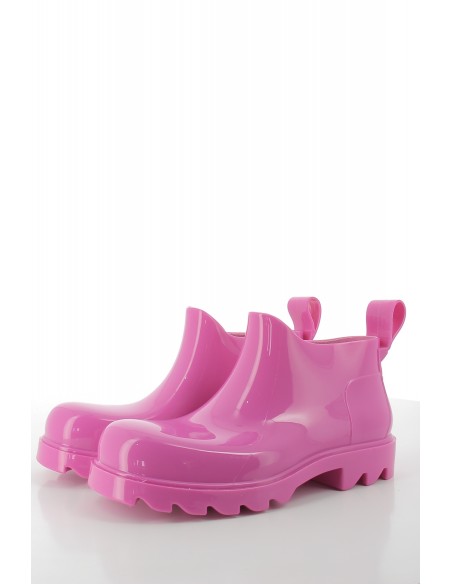 Bottines Femme Colors Of California Glossy Rainboot Rose