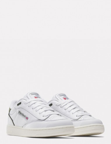 Sneakers Homme Reebok Club C Bulc Blanc/Vert En Cuir