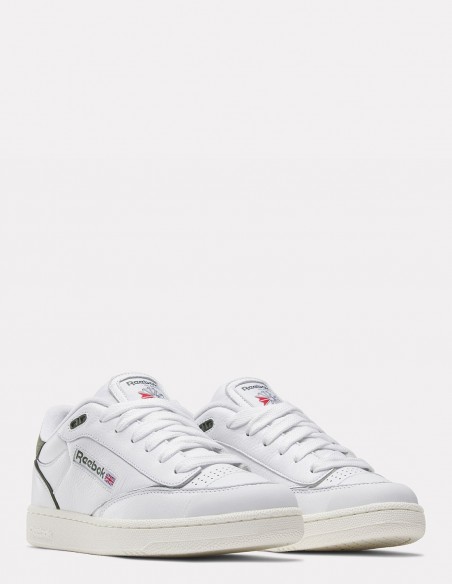 Sneakers Homme Reebok Club C Bulc Blanc/Vert En Cuir