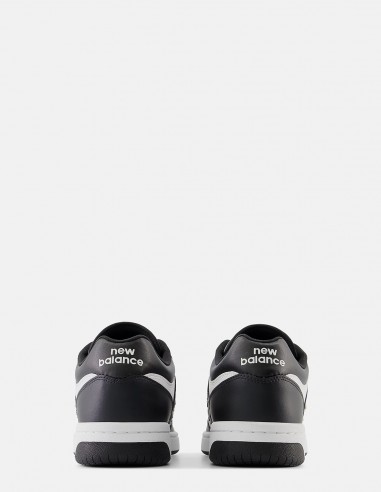 Sneakers Mixte New Balance 480 En Cuir Blanc/Noir