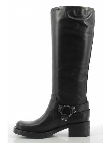 Bottes Femme Kharisma Arlington En Cuir Noir