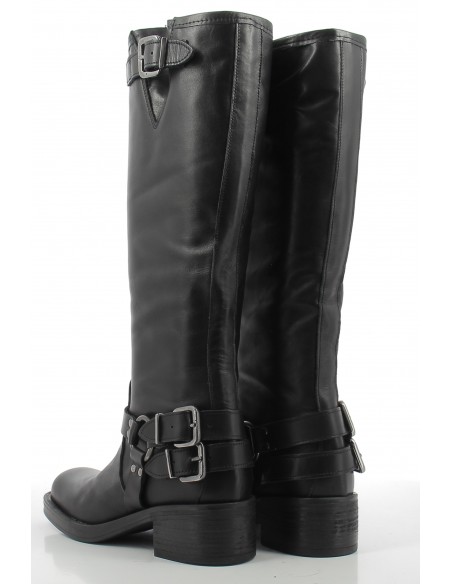 Bottes Femme Kharisma Arlington En Cuir Noir