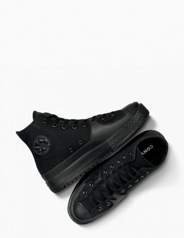 Sneakers Montantes Femme Converse Ctas Construct Hi Black/Black/Black