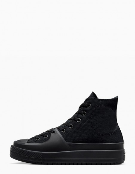 Sneakers Montantes Femme Converse Ctas Construct Hi Black/Black/Black