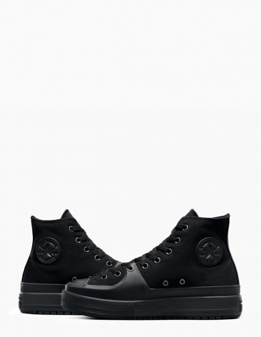Sneakers Montantes Femme Converse Ctas Construct Hi Black/Black/Black