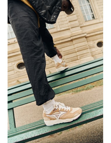 Sneakers Homme Mizuno Contender En Daim Beige
