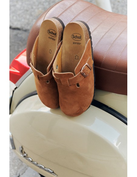 Sabots Femme SCHOLL FAE Daim Marron