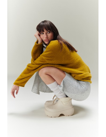 Boots Femme stomp puff boot stucco blanc