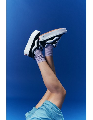 Sneakers Femme Vans Ua Knu Stack Noir/Blanc