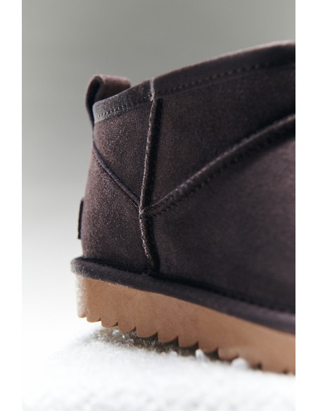 Colors Of California Boots Femme Short Winter Boot In Suede