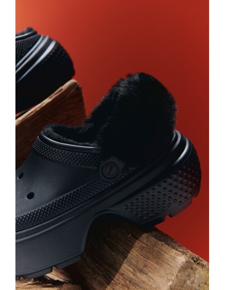 Crocs Sabots stomp lined clog blk